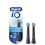 Braun Oral-B iO Ultimate Clean iO Testine Di Ricambio Ultimate Clean Nere. 2 Pezzi