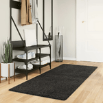 vidaXL Tappeto Shaggy a Pelo Lungo Moderno Antracite 80x200 cm