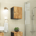 vidaXL Mobile da Bagno a Parete 38x33x48 cm in Legno Massello di Mango