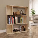 vidaXL Libreria/Divisorio Rovere Sonoma 80x24x96 cm in Truciolato