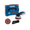 Bosch-GEX-18V-125-Professional-Levigatrice-orbitale-casuale-10000-Giri-min-20000-OPM-Nero-Blu-Grigio-Rosso