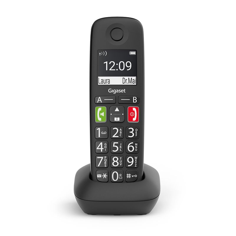 Gigaset-E290HX-Telefono-DECT-Nero