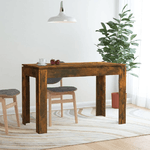 Tavolo da Pranzo Rovere Fumo 120x60x76 cm Legno ingegnerizzato