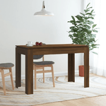 Tavolo da Pranzo Rovere Marrone 120x60x76 cm Legno ingegnerizzato