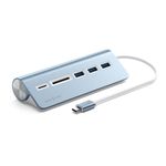 Satechi ST-TCHCRB - Kabelgebunden - USB 3.2 Gen 1 (3.1 Gen 1) Type-C - Blau - Blue - MicroSD (TransFlash) - SD - USB 3.2