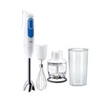 Braun MQ 3025 Spaghetti 600 L Frullatore ad immersione 700 W Blu, Bianco