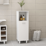 vidaXL Armadio da Bagno Bianco 30x30x95 cm in Legno ingegnerizzato