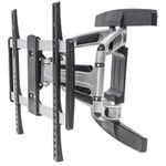 Manhattan 461306 supporto da tavolo per Tv a schermo piatto 139,7 cm [55] Nero, Argento Parete (TV/MONITOR WALL MOUNT FU