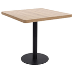 vidaXL Tavolo da Bistrot Marrone Chiaro 80x80 cm in MDF