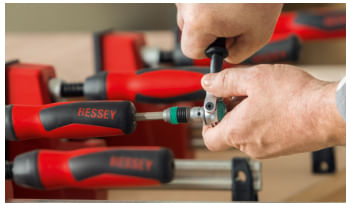 BESSEY-KRE80-2K-OH-morsa-80-cm-Nero-Rosso