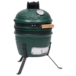 vidaXL Barbecue Affumicatore 2 in 1 Kamado in Ceramica 56 cm Verde