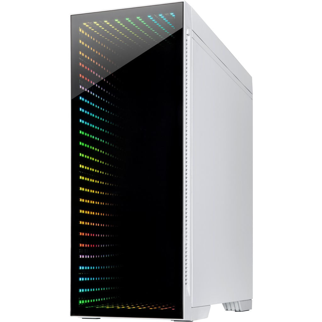 Intertec Custodia da gioco X-908 Infini2 ATX/ITX, senza alimentatore, bianco