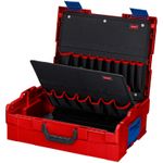 Knipex 00 21 19 LB cassetta per attrezzi Nero, Rosso ABS sintetico