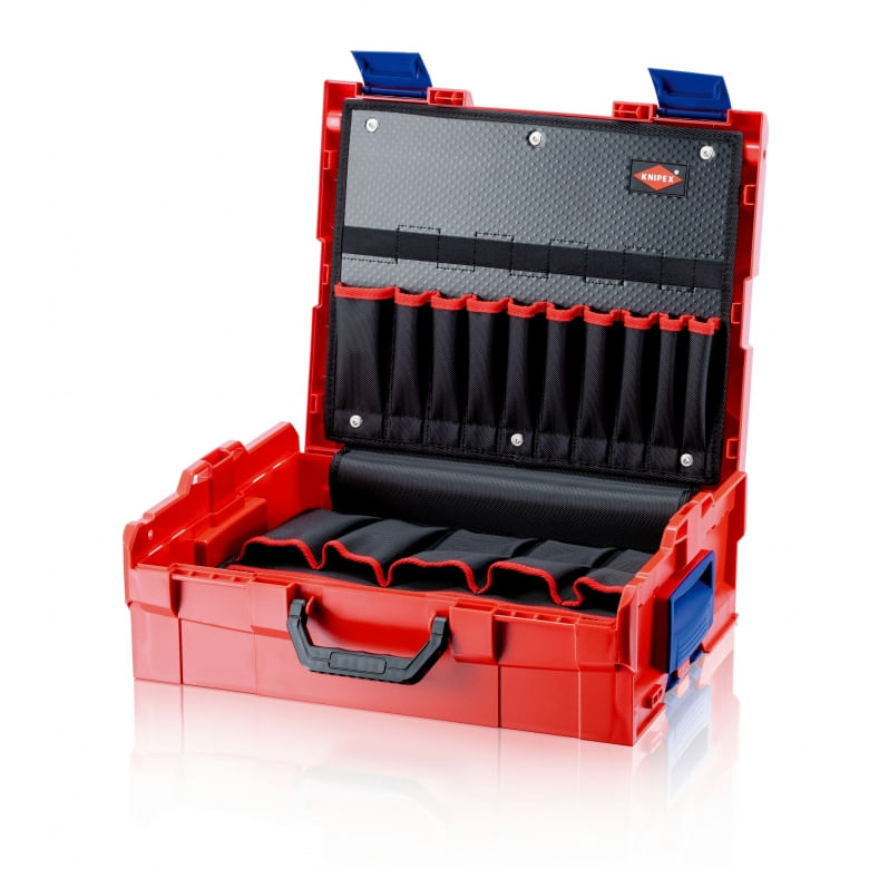 Knipex-00-21-19-LB-cassetta-per-attrezzi-Nero-Rosso-ABS-sintetico