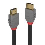 Lindy 36968 cavo HDMI 15 m HDMI tipo A [Standard] Nero, Grigio (15M Standard Hdmi Cablel, - Anthra Line - Warranty: 120M