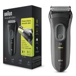 Braun-Series-3-ProSkin-3000s-Rasoio-Elettrico-Nero---Rasoio-Elettrico-Ricaricabile