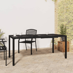 vidaXL Tavolo da Giardino Antracite 165x80x72 cm Acciaio