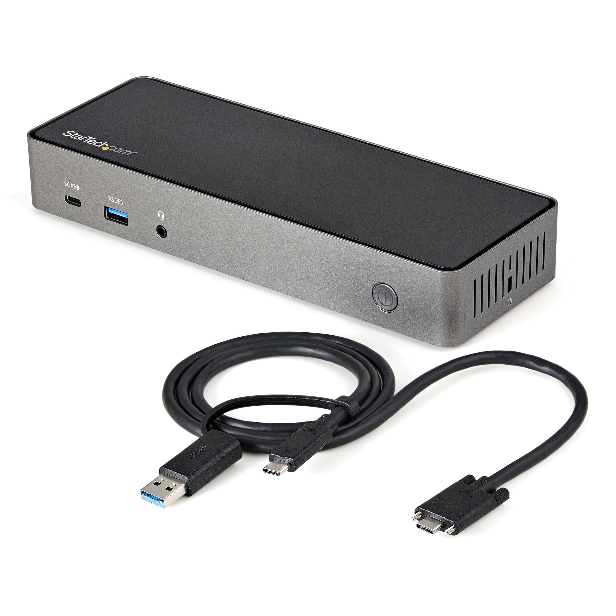 StarTech.com USB-C e USB-A Dock - Docking station universale triplo monitor DisplayPort e HDMI 4K 60Hz