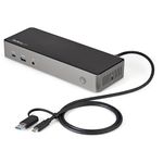 StarTech.com-USB-C-e-USB-A-Dock---Docking-station-triplo-monitor-DisplayPort-HDMI-4K-60Hz---85W-Power-Delivery-6x-USB-GbE--DK31C3HDPDUE-