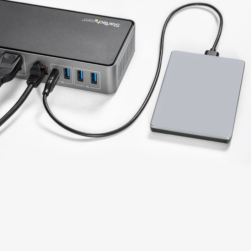 StarTech.com-USB-C-e-USB-A-Dock---Docking-station-triplo-monitor-DisplayPort-HDMI-4K-60Hz---85W-Power-Delivery-6x-USB-GbE--DK31C3HDPDUE-