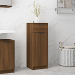 vidaXL Armadietto Bagno Rovere Marrone 32x34x90cm in Legno ingegnerizzato