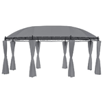 vidaXL Gazebo con Tende 520x349x255 cm Antracite