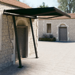 Tenda da Sole Retrattile Automatica con Pali 3x2,5cm Antracite