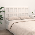 vidaXL Testiera per Letto Bianca 185,5x4x100 cm Legno Massello di Pino