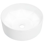 vidaXL Lavandino 36x14 cm in Ceramica Bianco