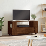 vidaXL Mobile TV Rovere Marrone 102x34,5x43 cm in Legno ingegnerizzato