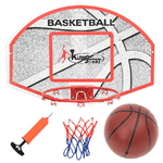 vidaXL Set Canestro da Basket da Parete 66x44,5 cm