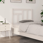 vidaXL Testiera per Letto Bianca 95,5x4x100 cm Legno Massello di Pino