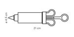 Tescoma-Siringa-per-dolci-con-8-beccucci-decoratori-delicia
