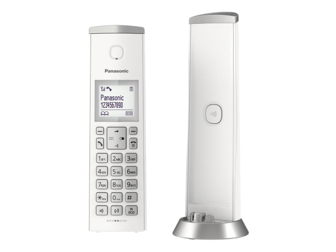 Panasonic-KX-TGK210-Telefono-DECT-Identificatore-di-chiamata-Bianco