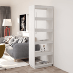 vidaXL Libreria/Divisorio Bianco 60x35x167cm in Legno Massello di Pino