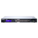 QNAP EDGE Guardian 1600P 16 1GbE PoE ports with 2 RJ45 and SFP combo port. 370W PoE power budget Intel CeleronJ4115 2 X