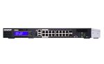 QNAP-QGD-1600P-Gestito-Gigabit-Ethernet--10-100-1000--Supporto-Power-over-Ethernet--PoE--1U-Nero-Grigio