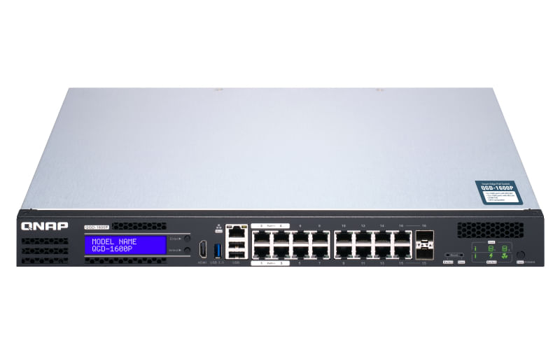 QNAP-QGD-1600P-Gestito-Gigabit-Ethernet--10-100-1000--Supporto-Power-over-Ethernet--PoE--1U-Nero-Grigio