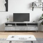 Mobile TV Grigio Cemento 150x30x44,5 cm Legno ingegnerizzato