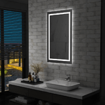 vidaXL Specchio LED da Bagno con Sensore Tattile 60x100 cm