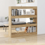 vidaXL Libreria/Divisorio Rovere Sonoma 100x30x103 cm