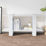 vidaXL Libreria Bianca 100x30x51 cm in Legno ingegnerizzato