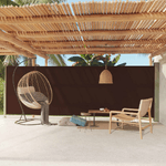 vidaXL Tenda da Sole Laterale Retrattile per Patio 180x600 cm Marrone