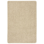 vidaXL Tappeto Shaggy Crema 160x230 cm Antiscivolo