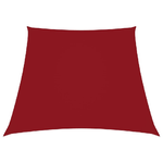 Parasole a Vela in Tela Oxford a Trapezio 2/4x3 m Rosso