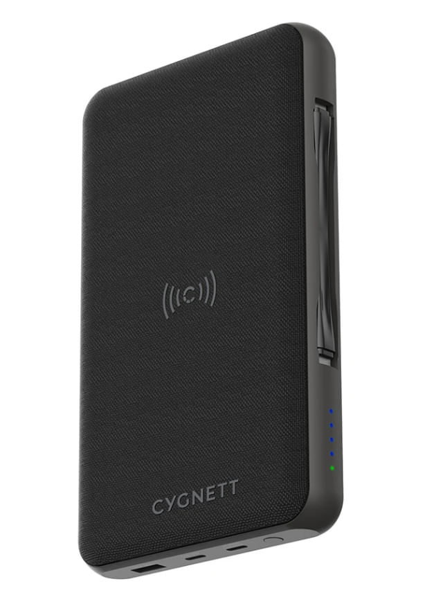 Cygnett-ChargeUp-Edge---batteria-portatile-Polimeri-di-litio--LiPo--27000-mAh-Carica-wireless-Nero