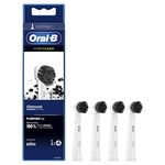 Braun Oral-B Precision Clean Testina Di Ricambio per Spazzolino Pure Clean Carbone. Confezione Da 4