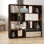 vidaXL Libreria/Divisorio Rovere Fumo 105x24x102 cm