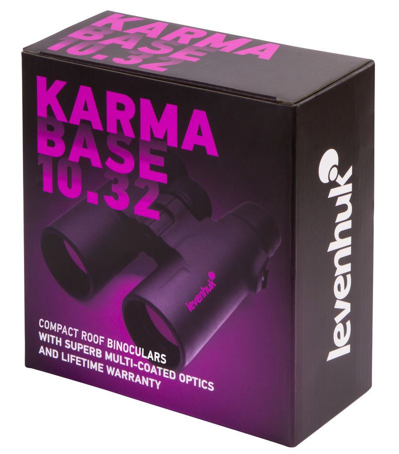 Levenhuk-Karma-BASE-10x32-binocolo-A-tetto-Nero