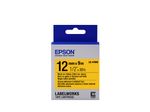 Epson-Nastro-fondo-Pastello-Giallo-per-testo-Nero-altamente-adesivo-12-9-LK-4YBW